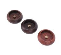 Yechiry Soporte para Varillas de Incienso, Quemador de Incienso de Madera Hecho a Mano, Soportes para Conos con Detalles de Latón, Ideal para Decoración del Hogar, Mesa de té y Yoga, 3 uds.