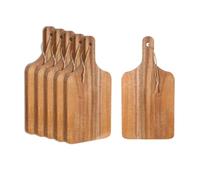 Yechiry Tablas de Cortar de Madera, Set de 6 Piezas (14. qatqast. 69 x 0. | Resistentes sin Deformarse, Bandeja de Servir Multiusos, Decorativas Rústicas para Carne, Queso, Pan y Charcutería