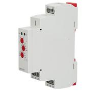 Yechiry Temporizador de Arranque Suave, Retardo Ajustable de 0.1s a 10min | Estado de funcionamiento del LED, diseño delgado de 18 mm, amplia compatibilidad de voltaje 12 V-415 V