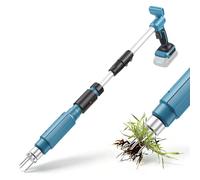 YedZen Electrico Extractor Malas Hierbas Compatible con Makita 18V Mango Telescópico 77-95cm, Expulsión Automática y 3 Garras de Acero Inoxidable, Herramienta Deshierbe(Sin Batería)