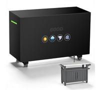 YedZen Funda para Mesa Auxiliar Keter Unity XL BBQ, 600D Oxford PVC | 137x58x85cm (LxAnxAl), Cubierta de Cocina Exterior, Impermeable, Resistente al Viento, para Cocina Al Aire Libre