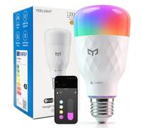 Yeelight Bombilla Inteligente E27 LED 11W 1300 lm RGBCW, Bombilla Alexa Matter, Regulable, 16 Millones de Colores, 2700K-6500K, Ahorro Energético, para Domotica, Hub Requerido