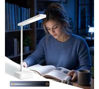 Yeelight lámpara escritorio LED inalámbrica para home office, blanca 5000K regulable, USB-C recargable, cabezal 360° giratorio, lámpara de oficina para leer, estudiar y trabajar Kleine Pequeña