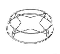 Yelvera Estante de la cocina del acero inoxidable para las ollas y la cocción al vapor con la base estable de la estrella y características de seguridad pulidas