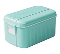 Yelvera La caja dispensadora de jabón espumoso a base de rodillo con tapa cubierta y base de drenaje mantiene el jabón seco y apoya la producción constante de espuma (B)