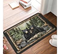 YENEWTU Felpudo Diatomita Estampado Animal, Alfombra Baño Antideslizante | Alfombrilla de ducha de secado rápido, alfombra absorbente para las entradas del baño y el dormitorio