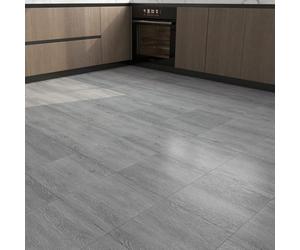 Yenhome 3 Piezas Suelo PVC Adhesivo Madera Gris Caravana 30x30cm Piso Vinilico Autoadhesivo Suelo PVC Lamas Madera Gris para Dormitorio Cocina Papel Adhesivo para Pisos Azulejos Baño Impermeable