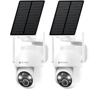 YESYAMO 2 Unidades 2 K Camara Vigilancia WiFi Exterior Solar