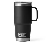 YETI Rambler Travel Mug, Stainless Steel Vacuum Insulated Mug with Stronghold Lid, Black, 20 oz (591 ml)