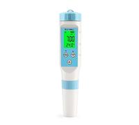 YFDGD Probador de agua PH EC TDS Medidor de temperatura de salinidad digital Probador de calidad del agua inteligente en línea Monitor de dientes azules Control de aplicación para acuarios