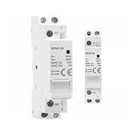 YFHGULBTK Contactor Carril DIN doméstico automático AC220V 2p 25a 1NO/1NC/2NO/2NC/1NO1NC 50/60 Hz Industrial Electrics(2p 25a 1no1nc)