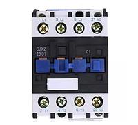 YFHGULBTK Contactor LC1D 2 5a Contactores de CA CJX2-2501 magnético Motor trifásico 110/220/380V 3 Polos 1 Normalmente Cerrado Plata Industrial Eléctrico(AC 110v)