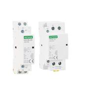 YFHGULBTK Contactor Modular de CA for Uso doméstico, HCH8-25A, 2P, 4P, 40A, 63A, 100A, 220 V, con Interruptor Control Manual, 2NO, 1NO, 1NC, 2NC, 4NO, y 4NC(1,63A-4NO)