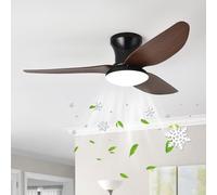 YFHKWJ Niños Plafon Ventilador Techo Con Luz Regulable Con Mando A Distancia Plafon Led Ventilador 6 Velocidades Silencioso Para Dormitorio Salón Motor DC Lámpara De Techo Con Ventilador-D