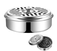 YFJSML Soporte en espiral para mosquitos, caja antimosquitos, soporte para espirales de ahumar, contenedor en espiral de mosquitos, soporte para bobinas de mosquitos, soporte para bobinas de mosquitos