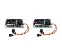 YGBWAOV 2X Controlador de Velocidad DC 10-50V 100A 3000W Controlador de Velocidad del Motor de Control PWM Reversible Programable