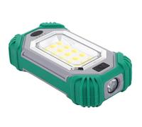 YGBWAOV Luz de Trabajo LED Portátil con Doble Imán, Ajustable para Cargar el Móvil, Color Verde.