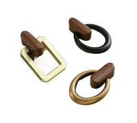 YGMNQAL Tiradores De Anilla Retro Mueble de TV, mesita de noche, cajón, tirador, anillo, mesa de té, estantería, manija de puerta de armario de medicina china(5136-16-Bronze)