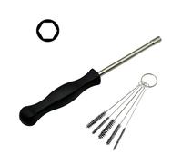 YGQ Herramienta de ajuste de carburador hexagonal 5910 890 2307 destornillador hexagonal de 4 mm para motosierra Ryobi Husqvarna Echo Poulan Homelite Weed Eater Wacker Trimmer Leaf Blower Lawn Mower