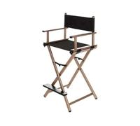 YGSGJSP Silla de Director Plegable Silla de Director Artista Maquillaje con Marco Aluminio, Muebles Exterior Plegables, Plegable portátil Ligero(Gold)