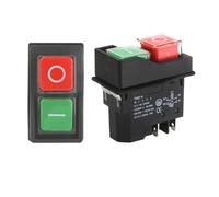 YH02-A 110V 220V 4PIN 5PIN interruptor electromagnético botón de arranque for equipo de máquina herramienta IP55 16A 1 Uds(4PIN,220V)