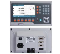 YH800 Lectura digital DRO Pantalla grande de 7 pulgadas 11 idiomas Soporte de 2/3/4/5 ejes TTL DB9 para máquinas herramientas CNC 2 axis dro