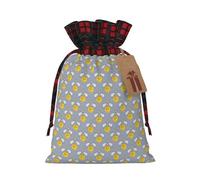 YHBLYKXP Bolsas de Navidad con cordón para niños, diseño de cabeza de león de león, bolsas de regalo para fiestas