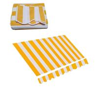 YHDMDQ Tela De Repuesto para Toldo, Lona Recambio para Toldo Jardín Patio Terraza Balcón Exterior, Toldo De Lona 4x3.5m Cubierta del Toldo, Vela De Sombra Recambio De Tela Lona(Yellow,5x4m/16x13ft)