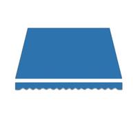 YHDMDQ Tela De Toldo Exterior, Techo De Repuesto para Toldo Retráctil, 3x2m 4x3m 5x3m Lona Recambio para Toldo, Cubierta Protectora para Toldo Jardín Patio Terraza(Blue,3x1.5m/10x5ft)