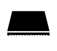 YHDMDQ Tela De Toldo Exterior, Techo De Repuesto para Toldo Retráctil, 3x2m 4x3m 5x3m Lona Recambio para Toldo, Cubierta Protectora para Toldo Jardín Patio Terraza(Black,4.5x3m/15x10ft)