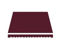 YHDMDQ Tela De Toldo Exterior, Techo De Repuesto para Toldo Retráctil, 3x2m 4x3m 5x3m Lona Recambio para Toldo, Cubierta Protectora para Toldo Jardín Patio Terraza(Date Red,4.5x2.5m/15x8ft)