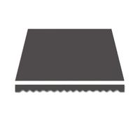 YHDMDQ Tela De Toldo Exterior, Techo De Repuesto para Toldo Retráctil, 3x2m 4x3m 5x3m Lona Recambio para Toldo, Cubierta Protectora para Toldo Jardín Patio Terraza(Gray,4x2m/13x6.5ft)