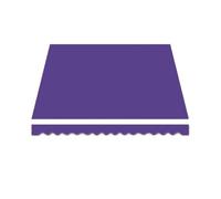 YHDMDQ Tela De Toldo Exterior, Techo De Repuesto para Toldo Retráctil, 3x2m 4x3m 5x3m Lona Recambio para Toldo, Cubierta Protectora para Toldo Jardín Patio Terraza(Purple,5x2m/16x6.5ft)