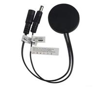 Yhenlovtt Blacksku - Interruptor táctil de 12 V CC y 24 V, controlador de atenuación de luz LED, 5 A con cable de 20 cm para instalación de tablero de madera, vidrio y mármol