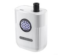 Yhenlovtt Bomba eléctrica recargable USB C inflador de neumáticos portátil, medidor de presión digital, bomba de ciclo inalámbrica de alto PSI para motocicleta (gris)