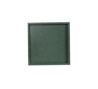 YHxFlux Bandejas para macetas Palet de riego Plantas imitación Cemento, macetero Cuadrado for Interior y Exterior con bandejas Goteo para jardineras(Green,Pequeño)