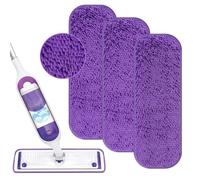 Yicotira Almohadillas de repuesto reutilizables para mopa Swiffer Power Mop Starter Kit - Recambios de almohadillas Swifter Powermop - Almohadilla de fregona multisuperficie y madera para limpieza de
