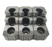 Yidubid 12 Pulgadas Mordazas Hidráulicas Rígidas, 3 Unidades Mandril De Torno Dentado (1,5 Mm X 60) para 1,5 Mm X 60 Grados De Tres Pasos De Acero Mandril para Torno CNC Silver,1