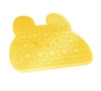 Yidueace Esterilla para pies - Limpiador de silicona montado en la pared - Exfoliante para pies de silicona con lavador de espalda para la ducha | Para masaje y limpieza Adultos Mayores Niños Familia