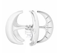 YIGECHENXIN Kit De Generador De Turbina Eólica Vertical 5000W, Velocidad del Viento Baja Inicio 12V-220V Generador De Turbina Eólica Linterna Libre De Ruido para Patio E Iluminación Callejera,12v