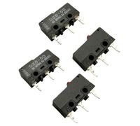 YIGZYCN 4 interruptores pequeños D2S SPDT 3A, botón táctil de reinicio de límite similar para reemplazo de límite de electrodomésticos, cambio de computadora
