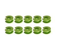 YindiMister 10 Ganchos Fijos de Silicona para Perchas, Separadores de Prendas, Espaciadores para Perchas, Resistentes Al Viento, Antideslizantes, Mini Ganchos en