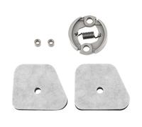 YINETTECH 1 juego de embrague de acero 41801602000 compatible con Stihl FS90 FC90 FS90 FC100 FS100 KM100 HT100 HT131 2.3x1.75x0.47 pulgadas