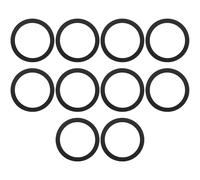YINETTECH 10 juntas planas de goma de 45 x 36 x 2 mm, adecuadas para sifones, drenajes, sifón de 1 1/2 pulgadas, junta de goma, junta de desbordamiento de sifón