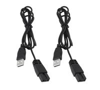YINETTECH 2 cables de carga USB para aspiradora de piscina, 1,2 m, cargador de aspiradora de piscina, 5 V, 1 A, cable de 2 pines compatible con Bestway compatible con Lay-z-spa