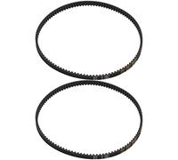 YINETTECH 2 correas de transmisión para lijadora de correa, bucle cerrado de goma, 6 mm de ancho, circunferencia de 330 mm, 110 dientes, compatible con Makita 9404 9903 9920, OEM 225084-9