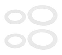 YINETTECH 2 Juegos de Juntas de Base de Válvula de Descarga de Silicona para Inodoro Compatible con Grohe Adagio 43808000 43544000 Pistón (66 X 46,5 X 2 Mm 47 X 30 X 2 Mm)
