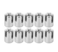 Yinhing 10 Piezas de Abrazadera de Cable de Acero Inoxidable Clip de Barandilla de Cuerda de Alambre 316 para Uso en Interiores y Exteriores La Fijación de 90 Grados Simplifica La Organización de