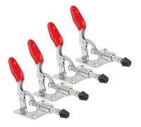 Yinhing Abrazadera de Palanca GH 301AM, 4 Piezas, Bloqueo Fijo, Capacidad de Carga de 45 Kg, Herramienta Manual Ergonómica de Liberación Rápida para Aplicaciones de Soldadura Mecánica de Carpintería