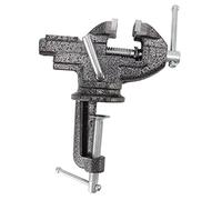 Yinhing Abrazadera Giratoria de 360 grados en Tornillo de Banco Tornillo de Mesa de Acero Fundido Resistente para Carpintería Fabricación de Joyas Proyectos de Bricolaje Instalación de